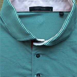 Greyson Golf Polo Lone Wolf Shirt Size L